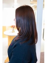 ワッカ(wacca)&nbsp;セミロング　レイヤーカット　ブラウン　髪質改善