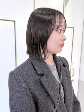 グラフ 銀座(GRAFF) ボブ/ストレートボブ/オリーブグレージュ