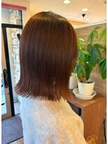 ルーチュヘアー(Lu cu hair)&nbsp;ほんのりツヤ感の外はね暖色ブラウン