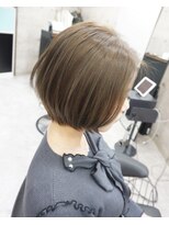 ヘアテリア リュウ 大塚(hair teria ryu) ショートボブ/ミルクブラウン