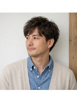 スープレックス ヘアーデザイン(SOUPREX HAIR DESIGN)&nbsp;大人メンズナチュラルくせ毛風パーマ　20代 30代 40代 50代 60代