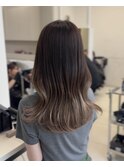 グラデーションカラーバレイヤージュインナーカラー　ryota