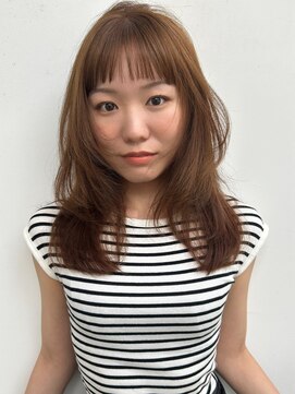 バロンフェム(baLon.fem) 【stylist田島】柔らかベージュ×ベイビーバング