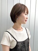 エン(YENN)&nbsp;ショート×オリーブブラウン