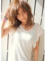 バベル(BABEL Hair Design)&nbsp;【BABEL】カジュアルミディアム＠大生真吾