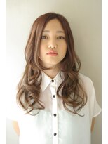 アトリエサニーデイ(atelier SUNNY DAY)&nbsp;ロング/マロンブラウン/パーマ/大きめウェーブ/艶髪ロング