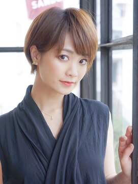 アグ ヘアー ロナック 宇都宮西川田店(Agu hair ronach) 《Agu hair》小顔可愛いひし形シルエット☆耳かけショート☆