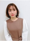 大人フェミニンボブ
