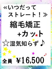 プレミアム髪質改善ケア+カット+カラー+トリートメント全て贅沢