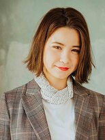 カラーサロンビスカリア 相模原エリア 淵野辺駅店(Color salon Biscaria)&nbsp;ボブ☆センターパート☆大人かわいい[淵野辺/淵野辺駅][学割U24]