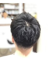 エヌドットバーバー ギンザ(N.BARBER GINZA)&nbsp;アップバンク×ツーブロック　/刈り上げ/束感/モヒカン/ビジネス