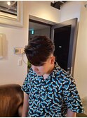 クラシックな前下がりショート