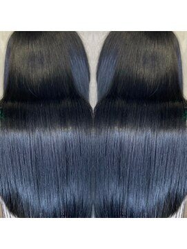 アンドシャルム 心斎橋(&CHALME) 髪質改善×ブルーブラック