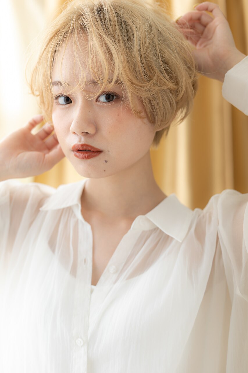 ゆり　フォンテーヌ　スワニー　SGW08　人毛MIX　ショートボブ ゆり様専用 フォンテーヌ スワニー SGW08 人毛MIX ショートボブ