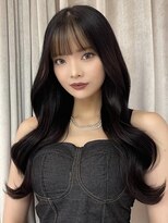 ユニ 表参道(uni)&nbsp;【uni 新野】リアル韓国スタイル　ブルーブラック