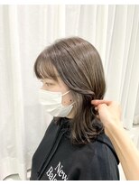 ヘッツ 仙台駅前店(HETTU)&nbsp;美髪/大人かわいい/こなれミディ/サンドベージュ