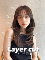 ルル 表参道(lulu.) レイヤーカット　小顔ヘア　レイヤーロング
