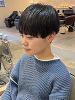 ヘアーブレイス(hair brace) 刈り上げマッシュショート　stylist中村