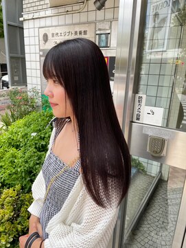 シアー(SHEER.) 髪質改善カラー×ベージュブラウン【表参道,青山,外苑前美容室】