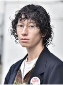 波巻きスパイラルパーマメンズマッシュパーマツイストパーマ