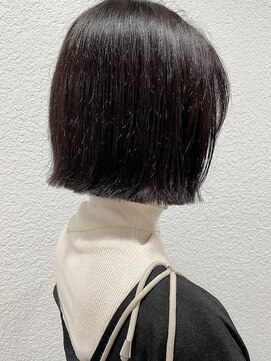 ネオリーブカップ 町田店(Neolive capu) ぷつっとマチルダボブ/ 切りっぱなしボブ【韓国風/前髪/町田駅】