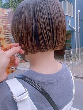 スー(suu) 大人ショートボブ丸みショートカットミニボブマッシュショート