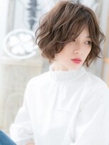 モッズヘア 越谷(mod's hair) 小顔センターパート外国人風大人ボブパーマc5越谷20代30代40代