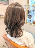 グレージュカラー☆くびれレイヤースタイル