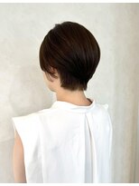 ヘアアンドメイク エジェリ(hair&make egerie) オリーブカラーくびれショート・ツーブロック