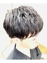 クリアマーケット&nbsp;ショートマッシュ、ニュアンスパーマ。