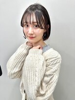 シシ 大宮(She 2.) ショートボブマッシショート/前髪/イメチェン/グレージュカラー