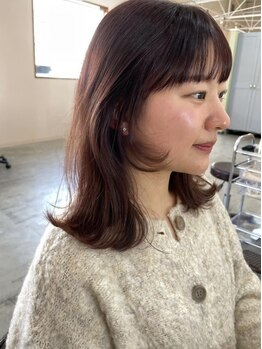 キュオンシア(CUEON. ciea)の写真/前髪1ミリで私の世界は変わる―『小顔×お洒落感』が叶うカット。顔周りのニュアンスは最重要ポイント