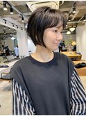 前下がりショートボブ