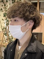 アンドファインヘアービューティー(AND FINE hair beauty) プードルパーマ×ハイライト