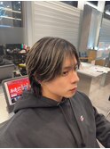 波巻きツイストスパイラルパーマ/フェザーパーマ/眉毛/メンズ