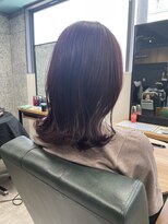 ロフティー 清澄白河(LOFTY)&nbsp;ミディアムボブ/レッドブラウン/ビンクベージュ/清澄白河/森下