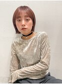 イメチェン外ハネボブ美髪ワイドバングレイヤーショート/大宮