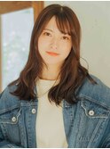 韓国風ヘアー/波巻きロング