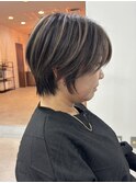 ハイライトハイトーンダブルカラー20代30代40代前髪ブリーチ
