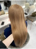 《Rena》オレンジベージュ/ブリーチカラー