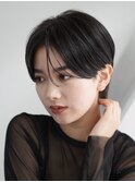 横浜西口切りっぱなしミニボブショートレイヤー前下がりイルミナ
