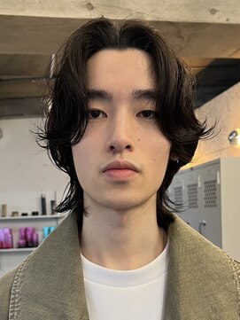 バイフィフス 原宿/表参道(by fifth) 大人ナチュラルセンターパートツーブロックニュアンスパーマ緩め