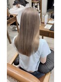 ブリーチ履歴を活かした暗めグレージュ SON