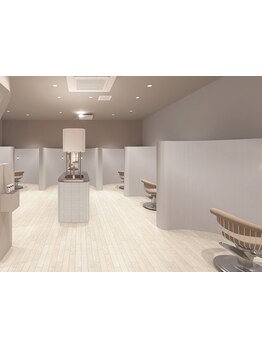 忙しい女性のための特別な美容室でご褒美時間…☆香・音・明るさで「ひと呼吸つける」半個室の贅沢空間♪