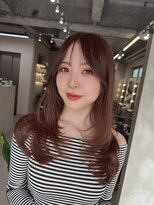 フラッグ ヘアー 天神西通り店(Flag HAIR)&nbsp;レイヤーカット/顔周りレイヤー/韓国巻き/ハッシュレイヤー