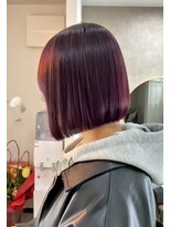ジュベ(juve.)&nbsp;大分ショートボブ顔周りレイヤーカット髪質改善カラー