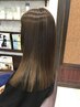 [おすすめカラー]髪質改善つやカラー+カット+トリートメント12800→10800