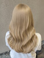 サラジュ 仁川店(SARAJU) 【ハイトーン特化】ハイトーンベージュ×艶ロング