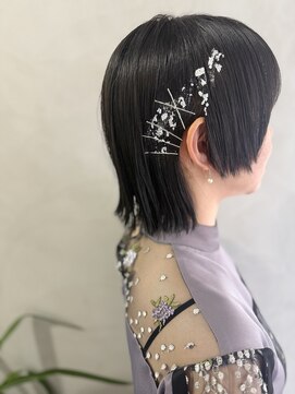ラトリエコンタン(L´atelier Content) 銀箔×ダウンスタイル