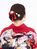 はればれ 横浜東口店(8080)&nbsp;サイドお団子（和装ヘアセット)